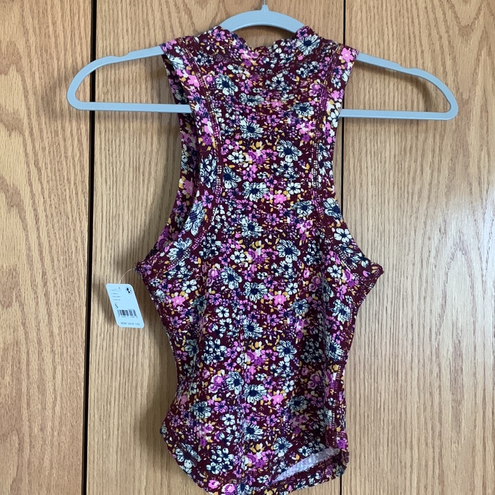 NWT Free People FP Movement Wishful Printed Tank - Picture 3 of 3